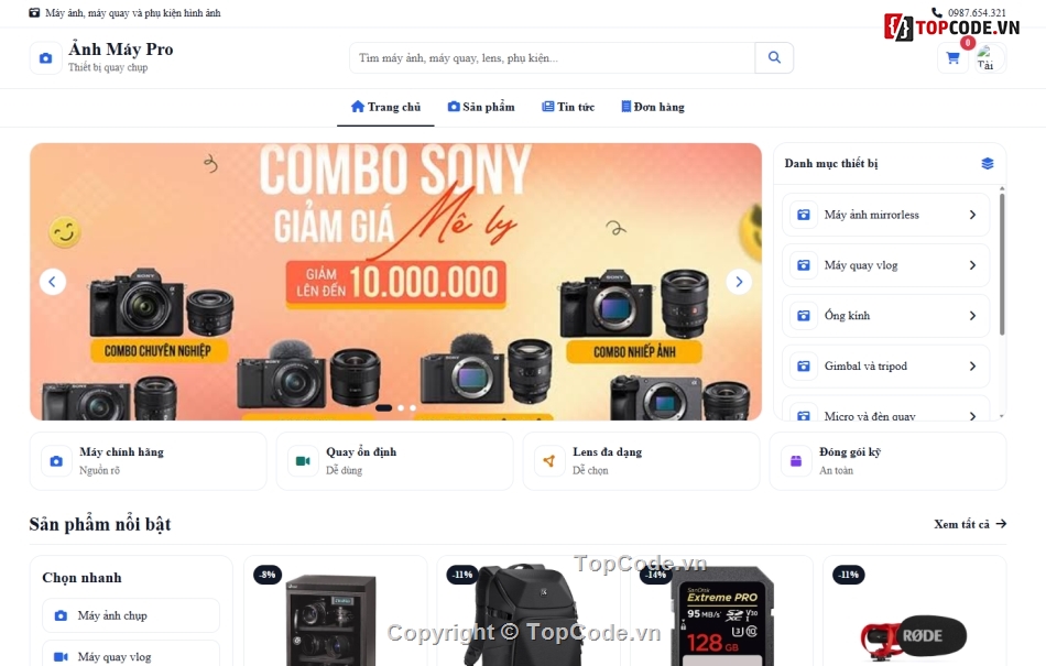máy ảnh,Website bán máy ảnh,ảnh